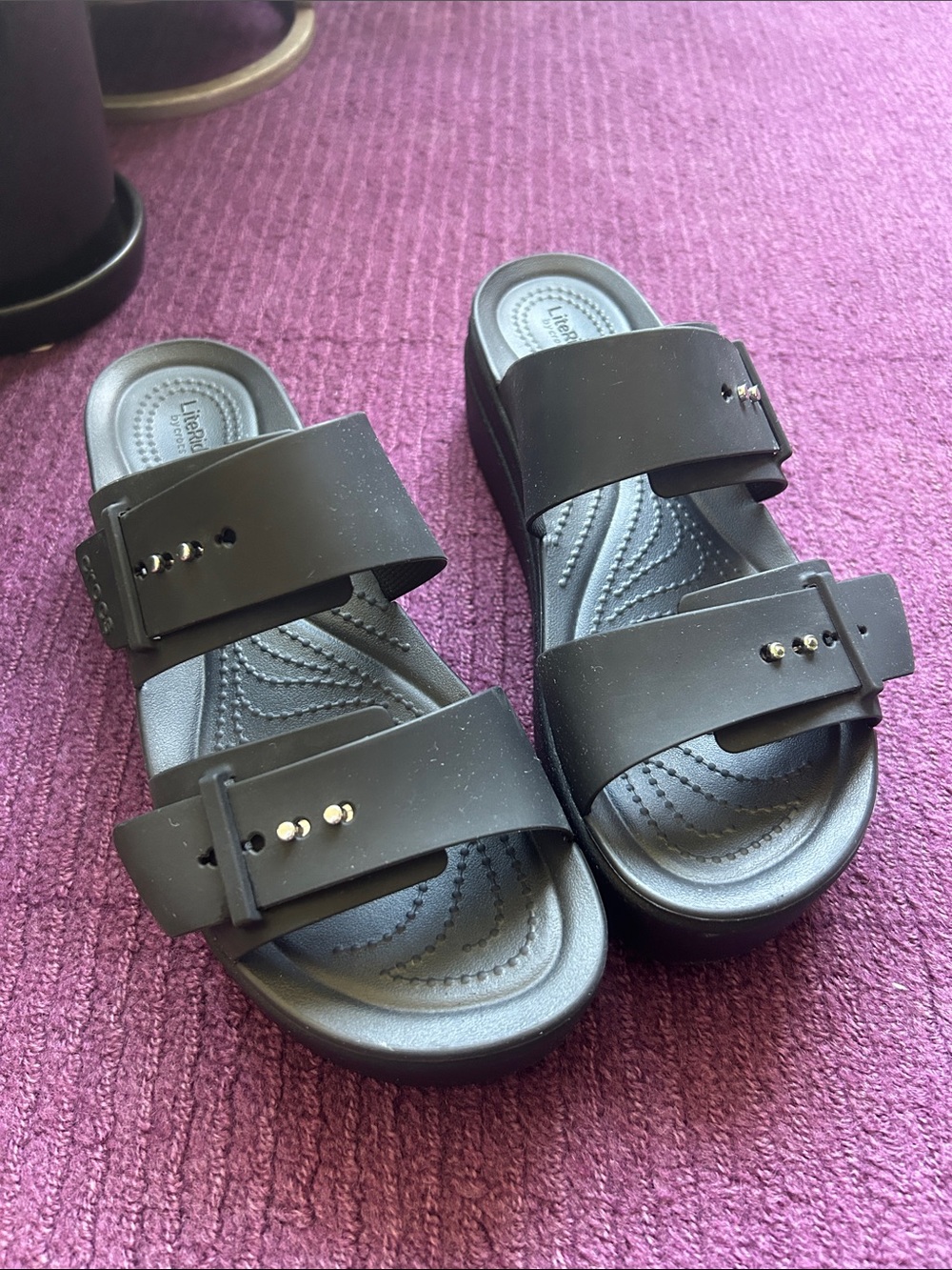 CROCS LiteRide Black Slide